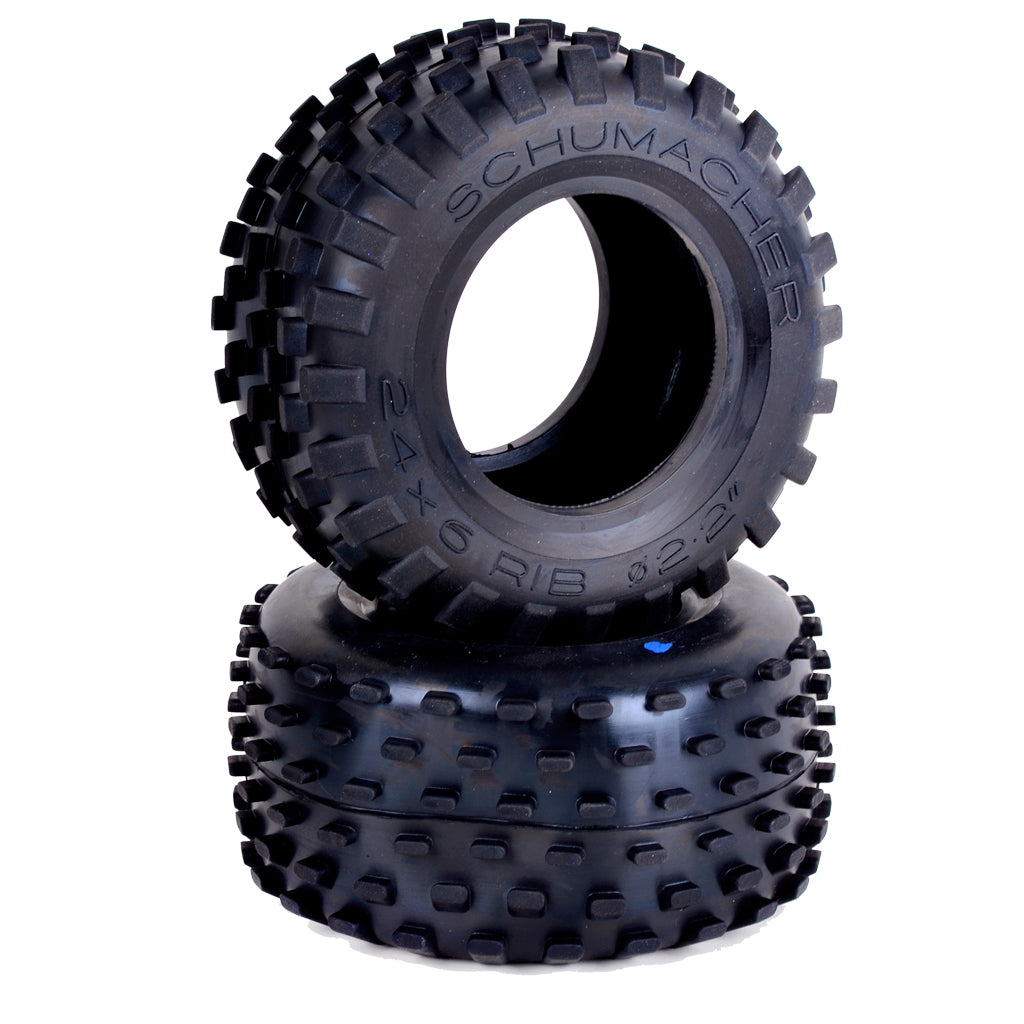 Schumacher - Truck Tyre - Stagger - Yelllow (pr) - U6708 - [Sunshine-Coast] - Schumacher - [RC-Car] - [Scale-Model]