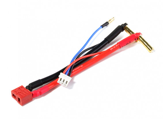 T Connector Female 90 ° Harness w / Balance Lead for 2S Hardcase Lipo Battery - 215123 - [Sunshine-Coast] - Techtonic Hobbies - [RC-Car] - [Scale-Model]