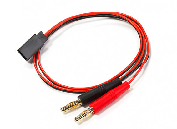 Futaba Plug to Banana Plug Charge Lead Adapter - 214136 - [Sunshine-Coast] - Futaba - [RC-Car] - [Scale-Model]