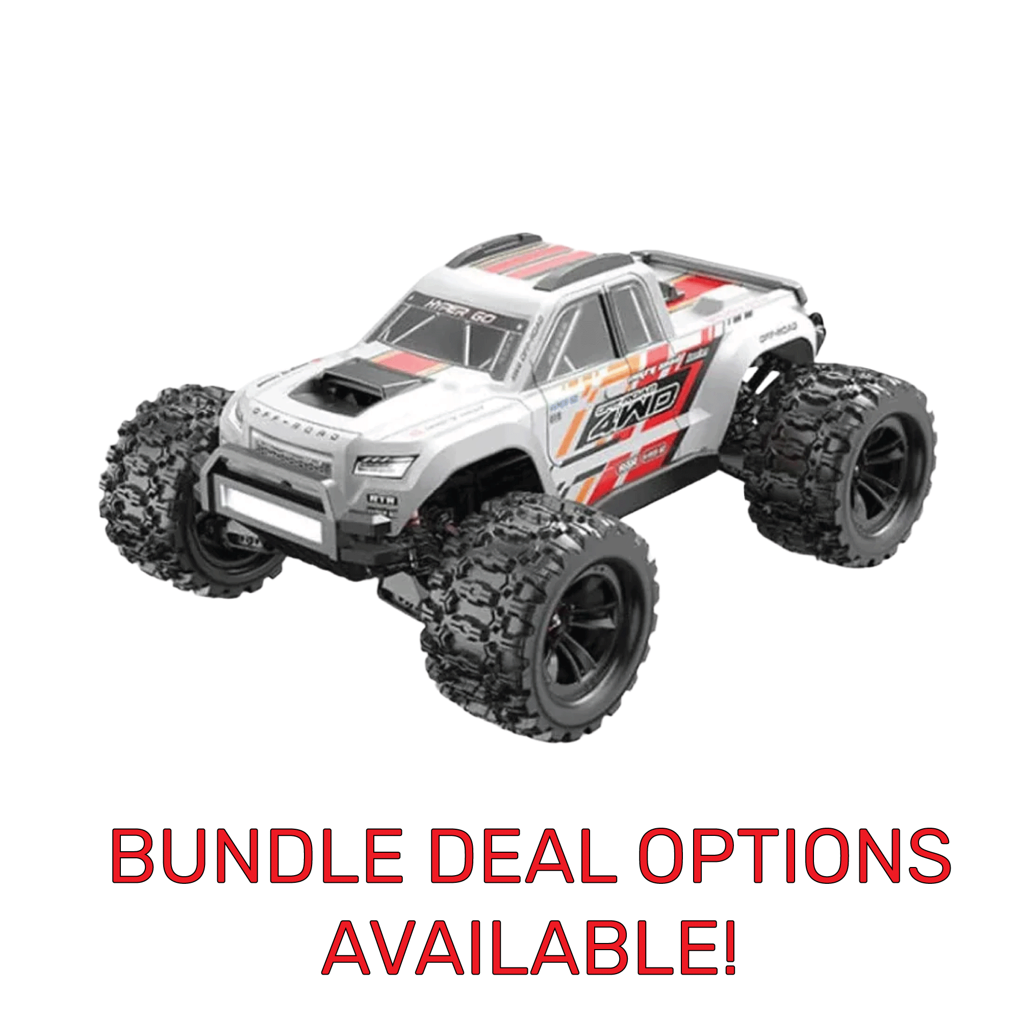 MJX 1/10 Hyper Go 4WD Brushless RC Monster Truck V2 (MJX-10208-W)