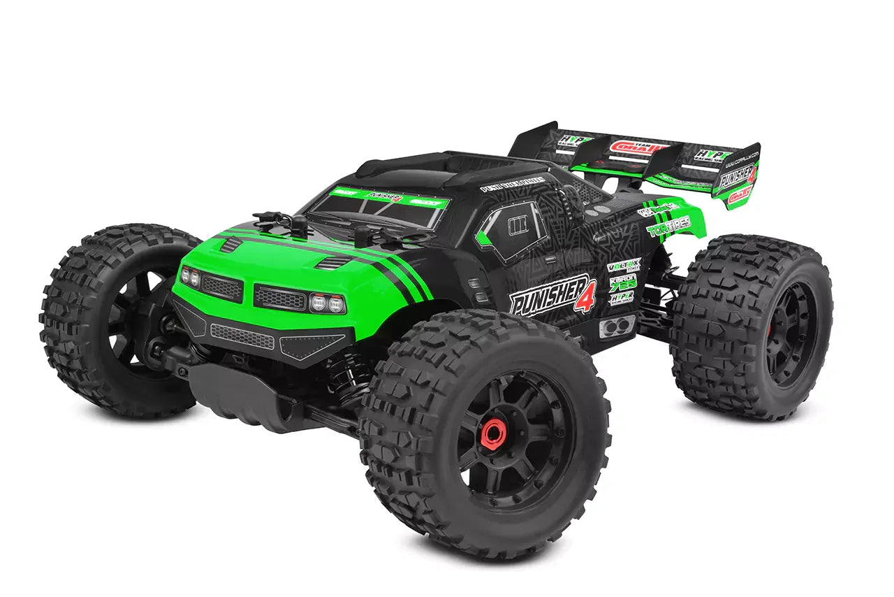 Punisher 10 - XL4S Monster Truck - RTR - Green