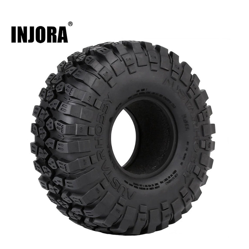 INJORA 1.9" 121*45mm Rock Terrain Tires for 1/10 RC Crawlers