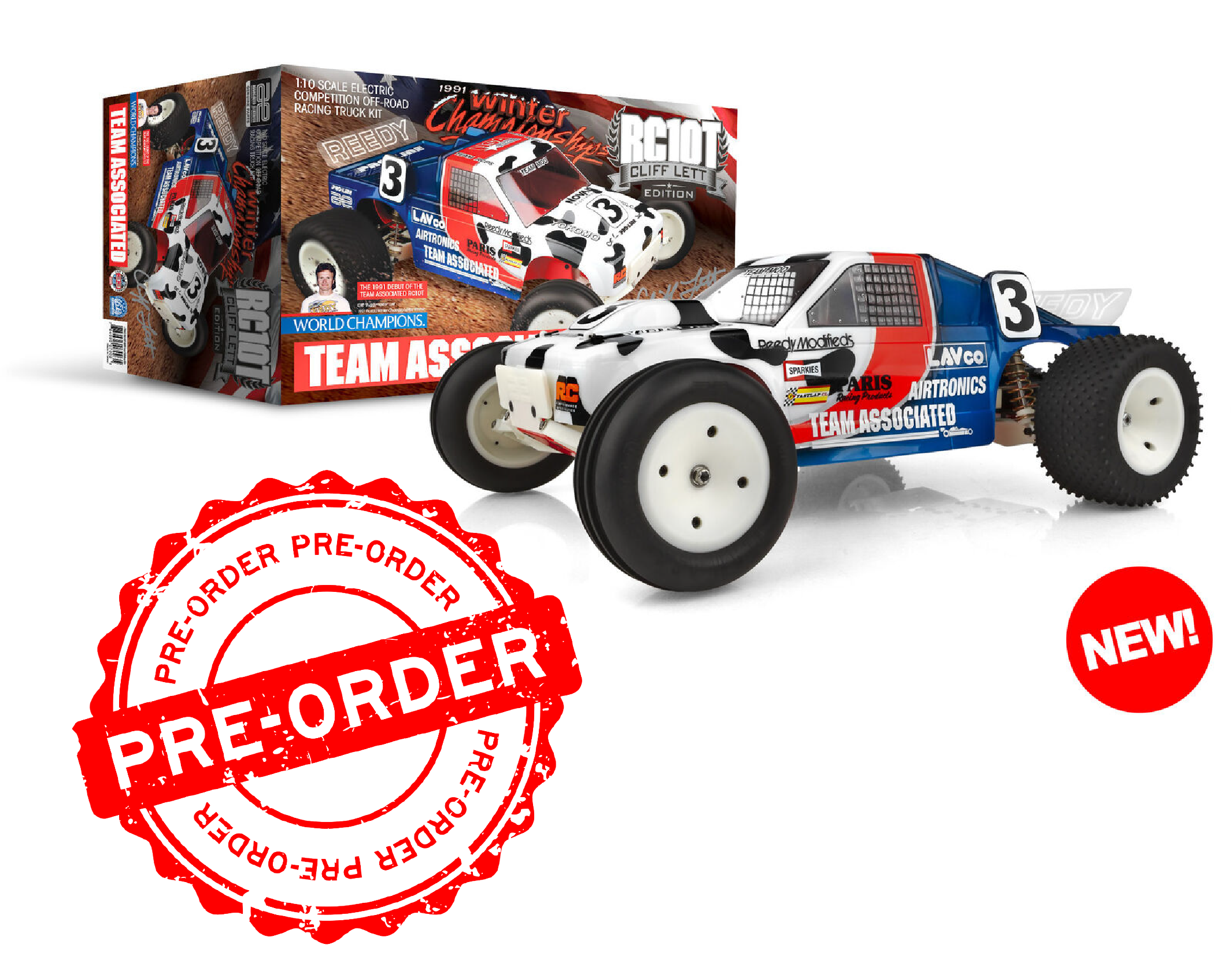 RC10T Cliff Lett Edition Kit - Pre-order Only - $749.99