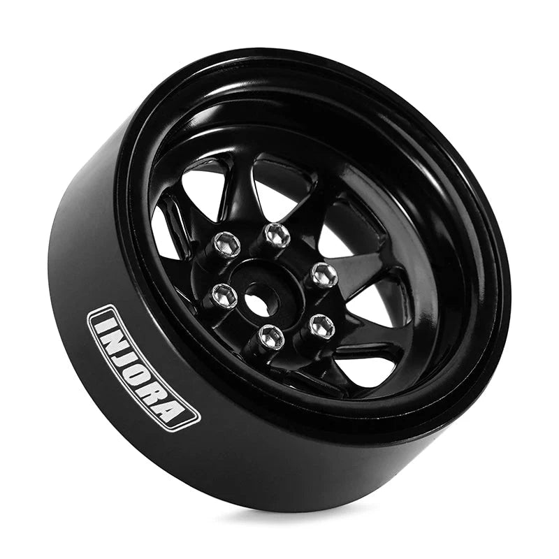 INJORA 1.3" Stamped Steel -4.05mm Offset Wheels for Micro Crawlers (W1312)