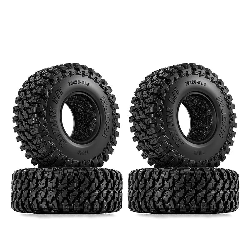 INJORA 1.3" 70*26mm MAVERIX R/T Tires (T1325) (4)