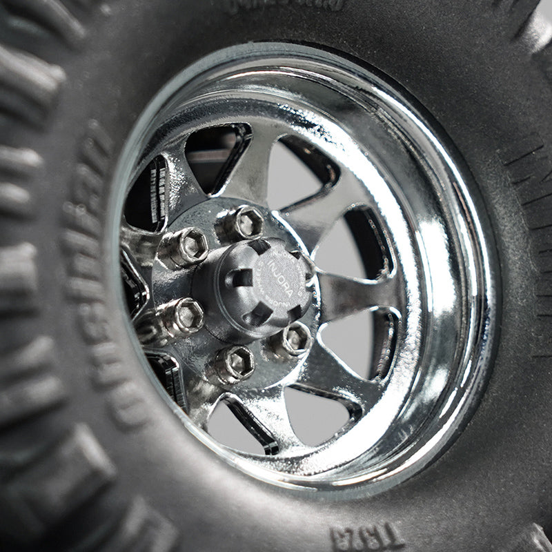 INJORA M2.5 Wheel Lock Nuts with Aluminum Cap for 1/18 TRX4M Ascent-18