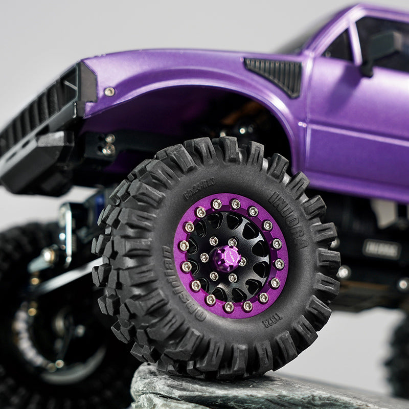 INJORA M2.5 Wheel Lock Nuts with Aluminum Cap for 1/18 TRX4M Ascent-18