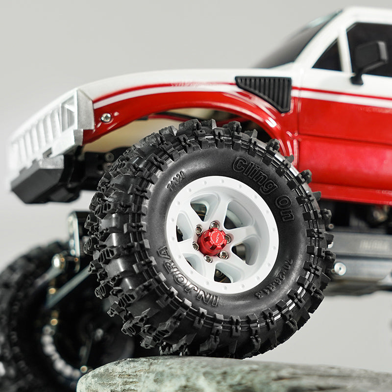 INJORA M2.5 Wheel Lock Nuts with Aluminum Cap for 1/18 TRX4M Ascent-18