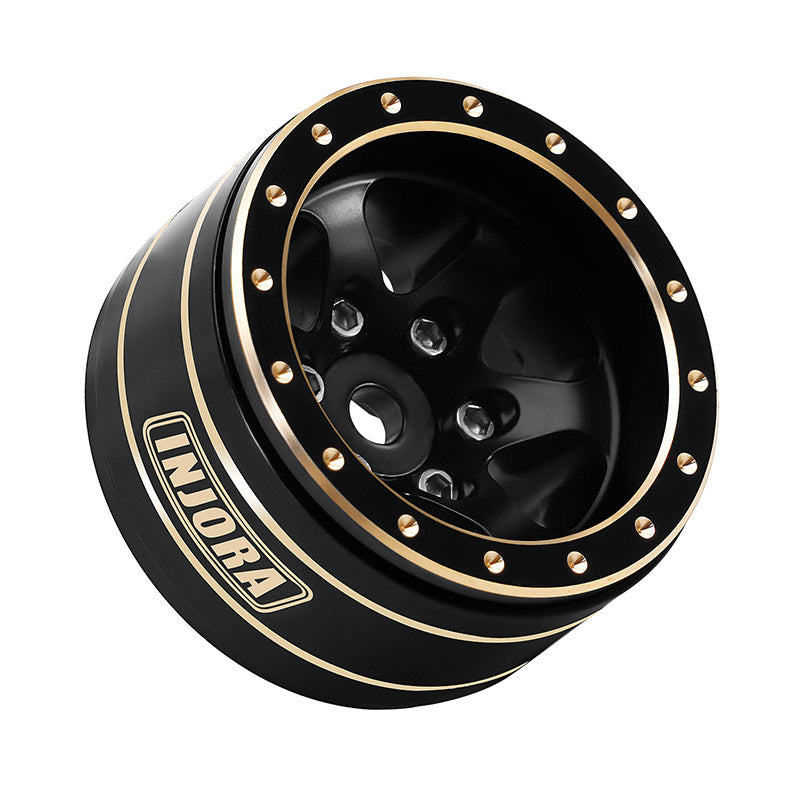 INJORA 1.0" Brass -4.7mm Offset Wheels for Micro Crawlers (W1012)