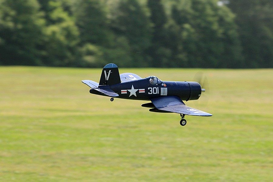 F4U 800mm Corsair Royal Blue (V2) PNP (WITHOUT REFLEX) - [Sunshine-Coast] - FMS - [RC-Car] - [Scale-Model]