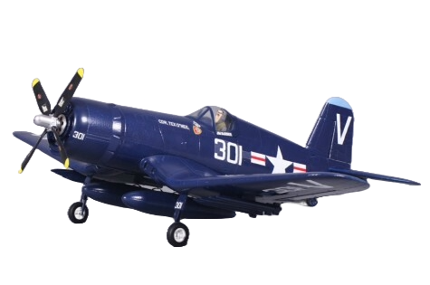 F4U 800mm Corsair Royal Blue (V2) PNP (WITHOUT REFLEX)