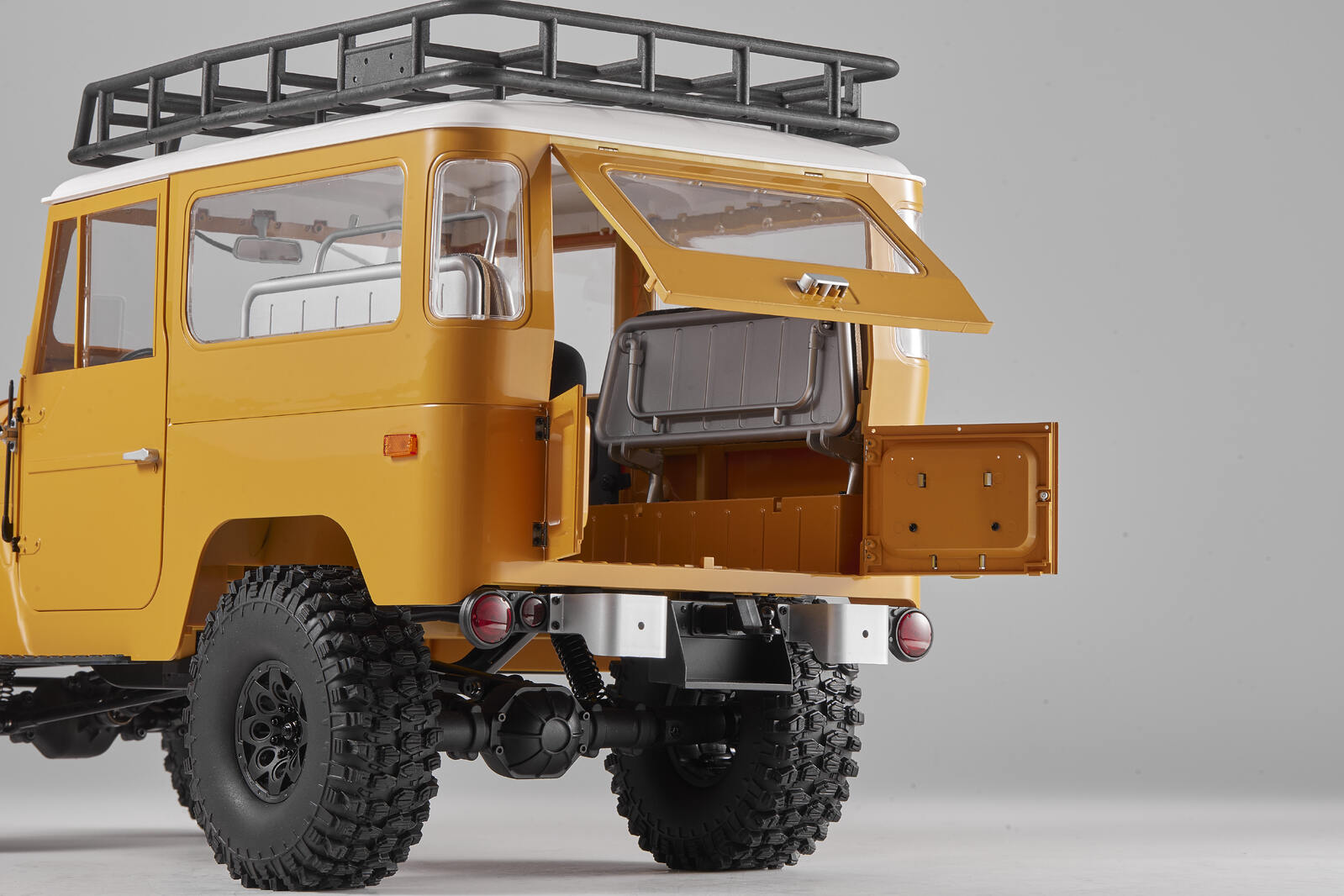 1:10 Toyota Land Cruiser FJ40 RS Yellow - [Sunshine-Coast] - Techtonic Hobbies - [RC-Car] - [Scale-Model]