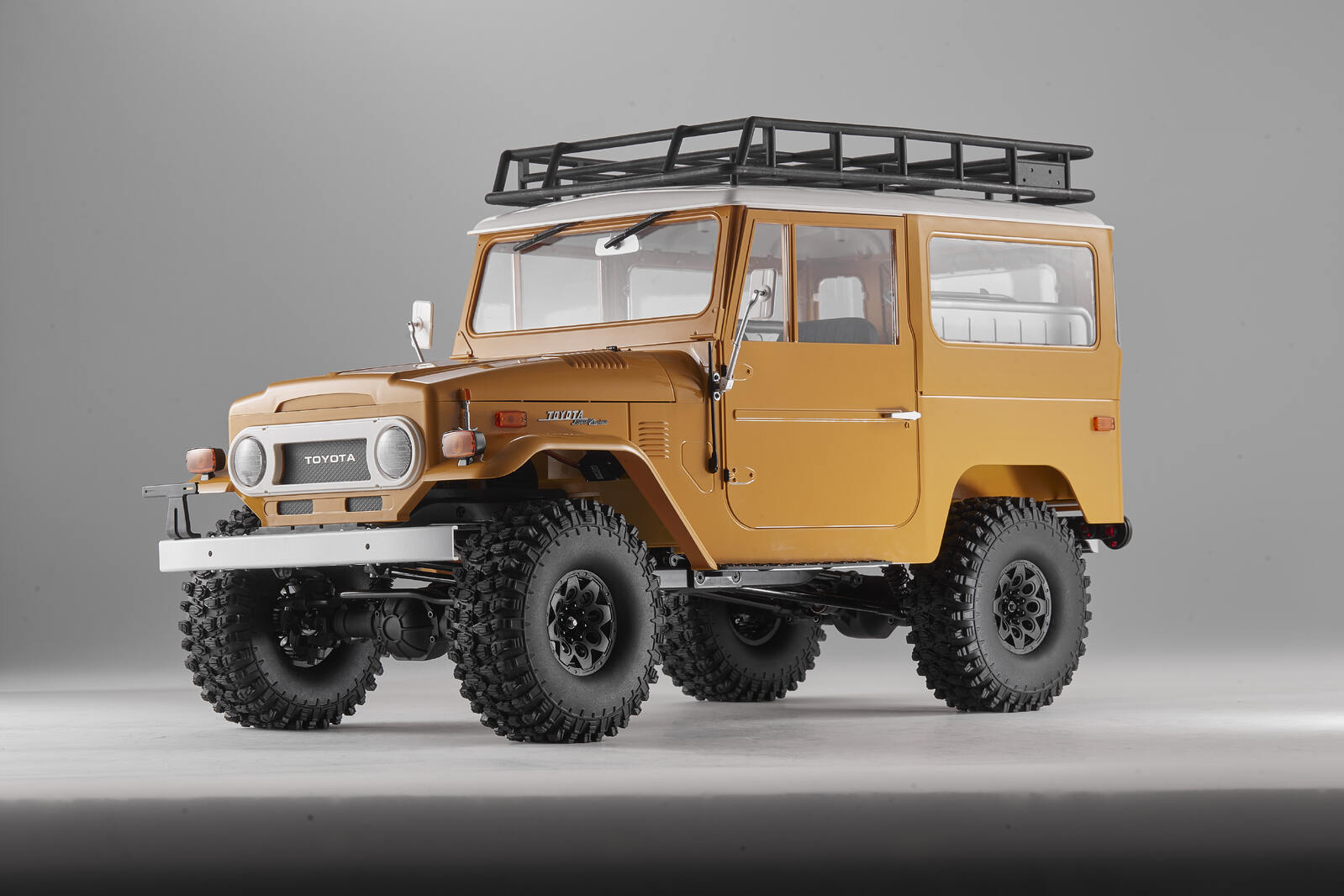 1:10 Toyota Land Cruiser FJ40 RS Yellow - [Sunshine-Coast] - Techtonic Hobbies - [RC-Car] - [Scale-Model]