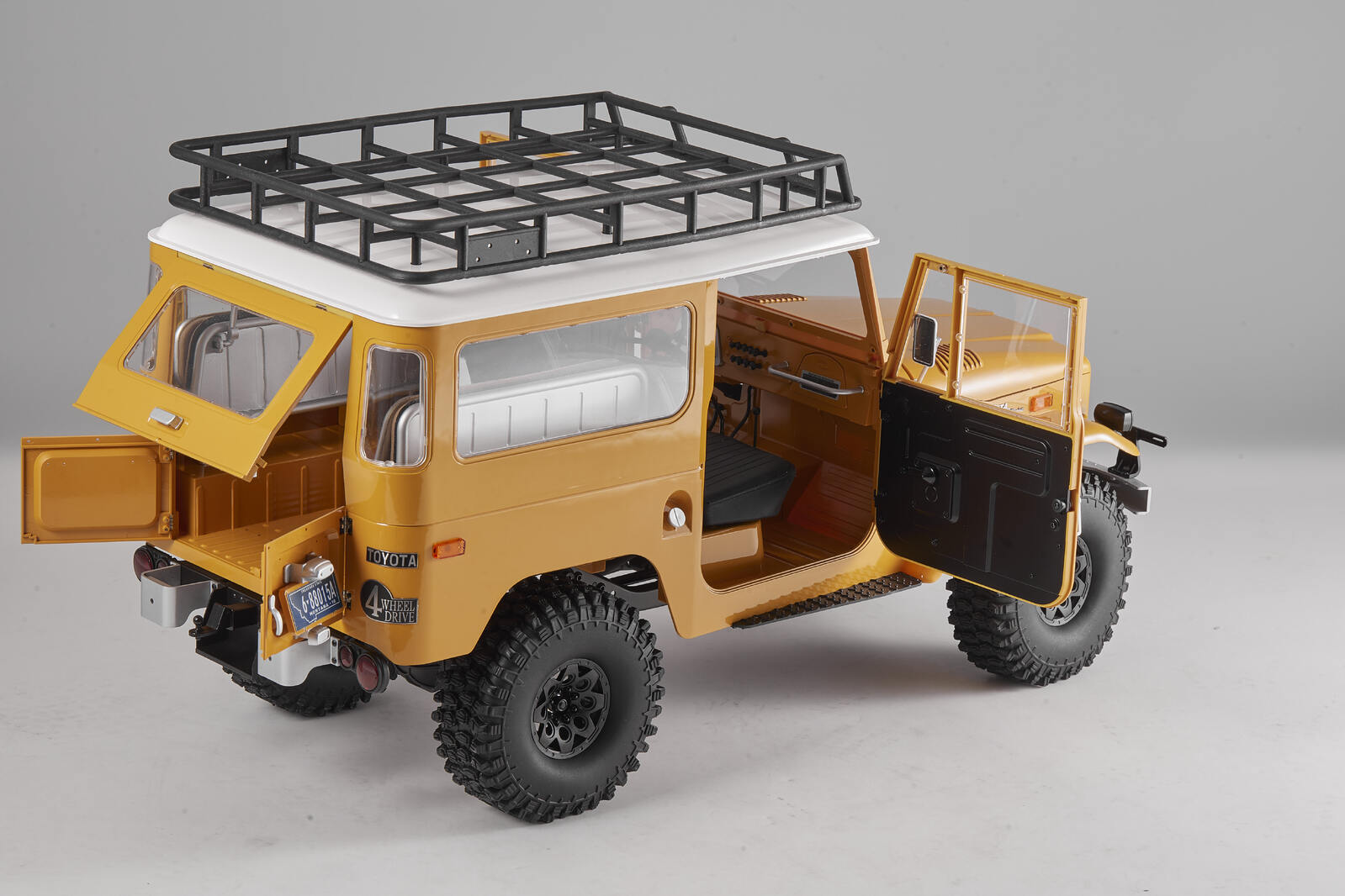 1:10 Toyota Land Cruiser FJ40 RS Yellow - [Sunshine-Coast] - Techtonic Hobbies - [RC-Car] - [Scale-Model]