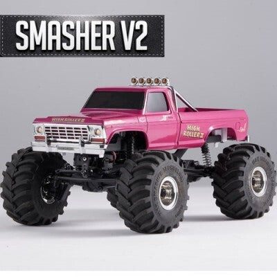 FMS 1:24 FCX24 Smasher Monster Truck RTR 4WD VERSION 2 RED - [Sunshine-Coast] - FMS - [RC-Car] - [Scale-Model]
