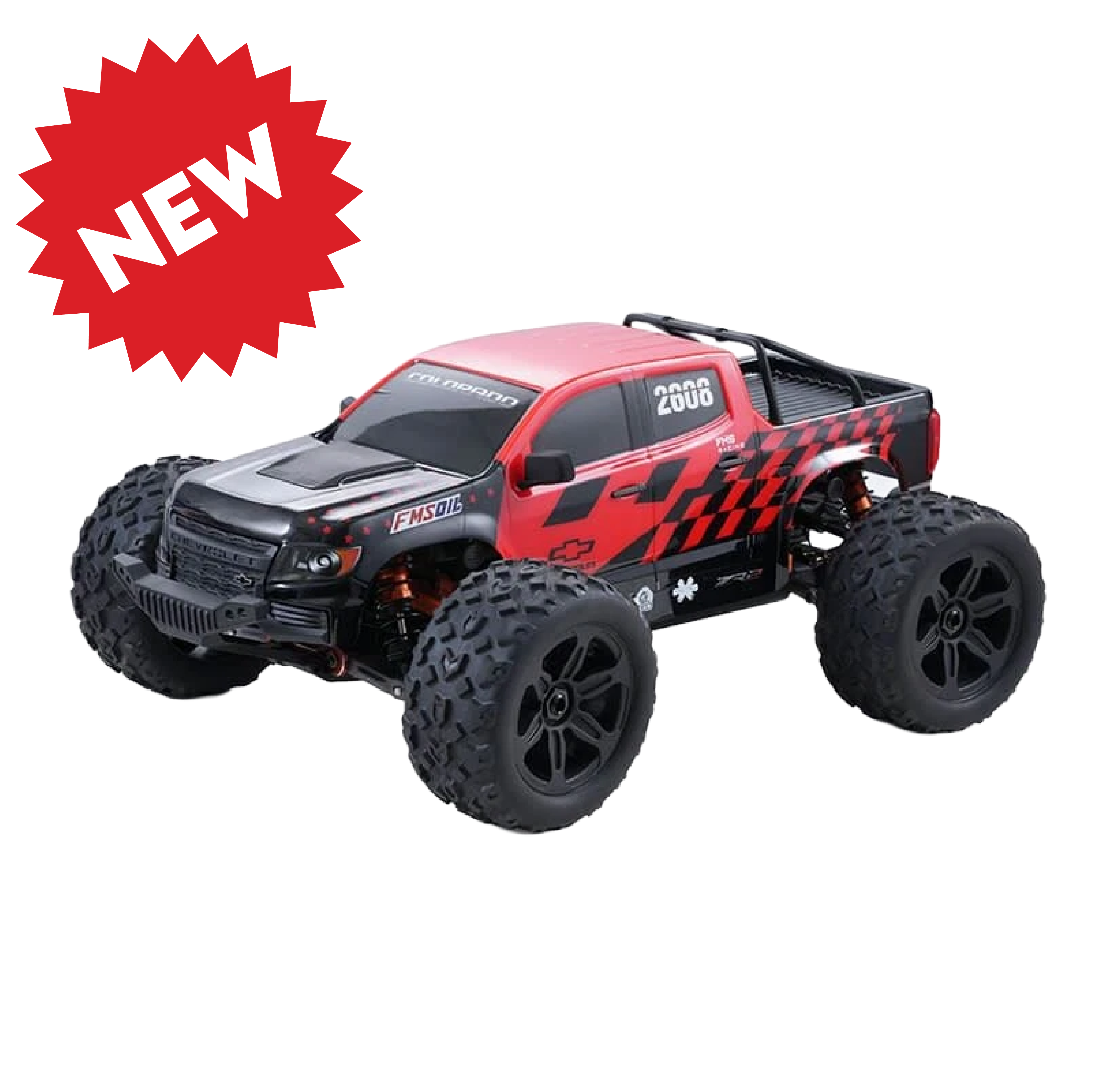 FMS Colorado 4x4 RC Car 1/10 Scale Electric Remote Control Truck - Red/Black