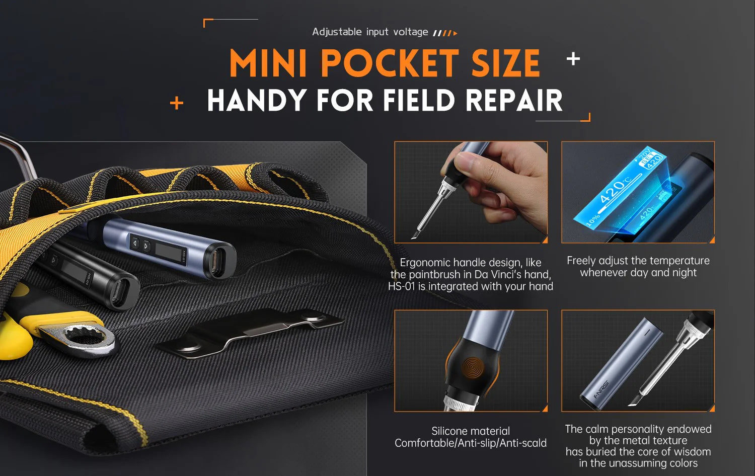 Techtonic Hobbies HS-01 Intelligent Soldering Iron