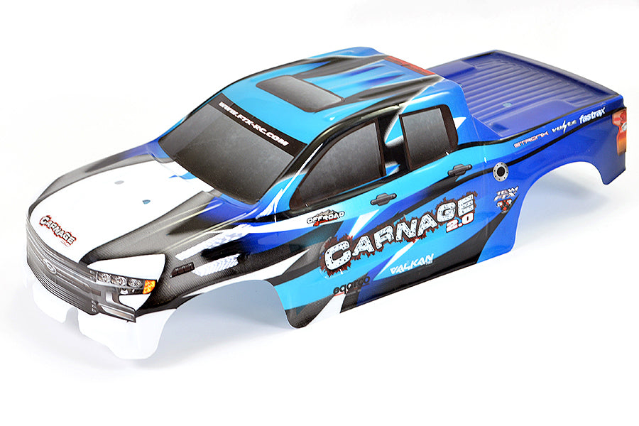 Carnage Blue Brushed Truck w/batt & charger - [Sunshine-Coast] - FTX - [RC-Car] - [Scale-Model]