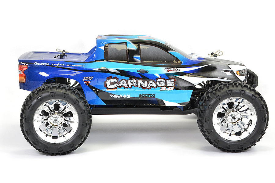 Carnage Blue Brushed Truck w/batt & charger - [Sunshine-Coast] - FTX - [RC-Car] - [Scale-Model]