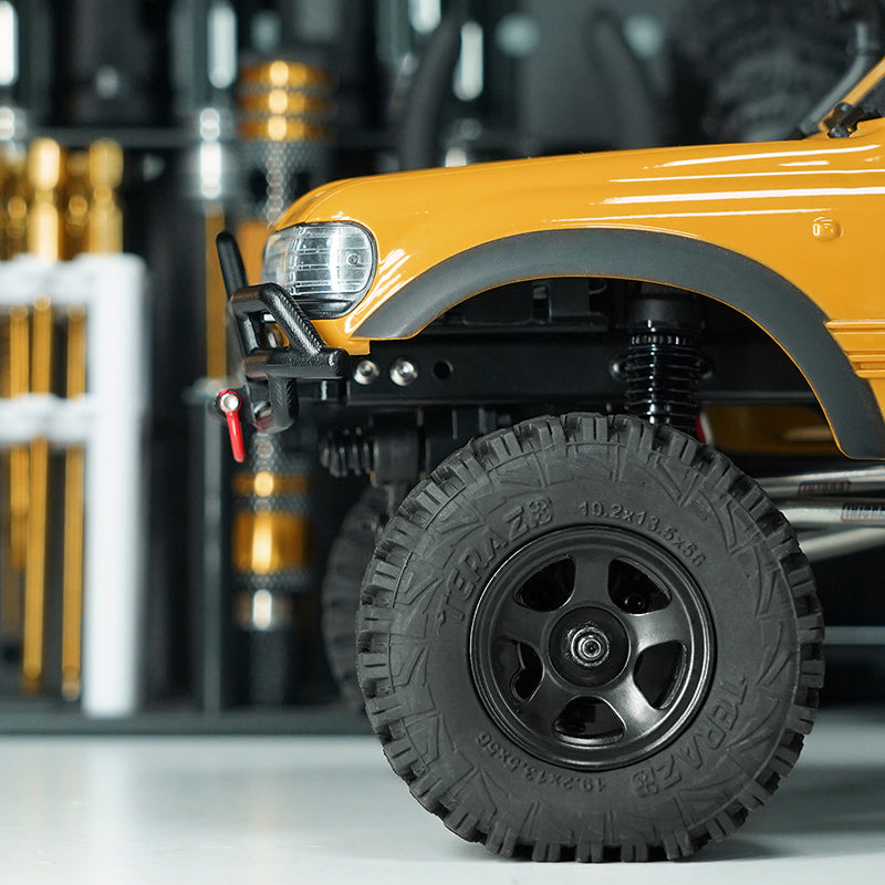 INJORA CNC Aluminum Front Rear Bumper for 1/18 FMS FCX18 LC80