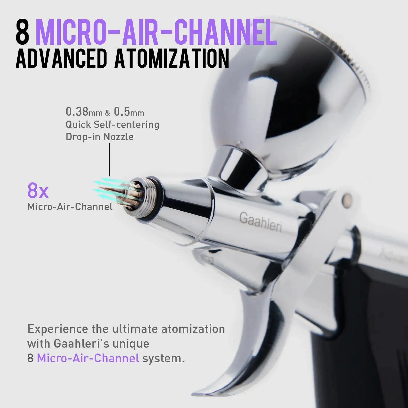 Gaahleri GHAD-68 Advanced Series Airbrush GAA-40140
