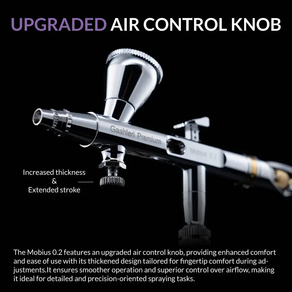 Gaahleri GHPM-Mobius Premium Series Airbrush 0.2mm