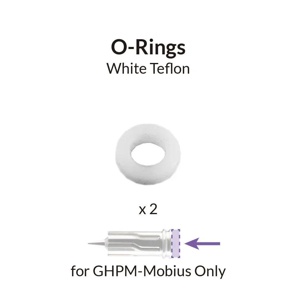 Gaahleri Airbrush White O-Rings only for Premium Mobius