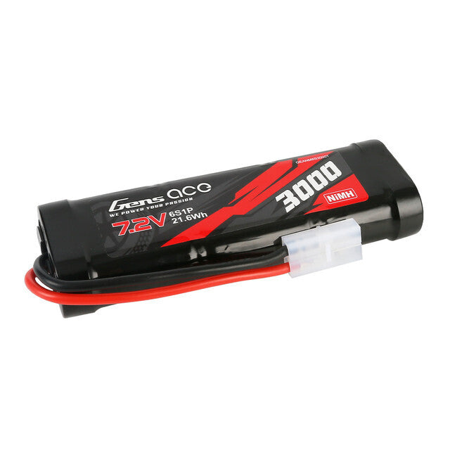 Gens Ace 6S 3000mAh 7.2V Soft Case NiMH Battery (Tamiya)