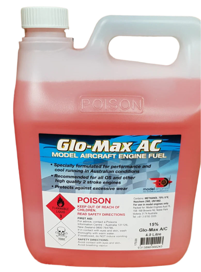 (DG) GLO-MAX AC FUEL 5% NITRO 4 LT (we cannot ship this product)