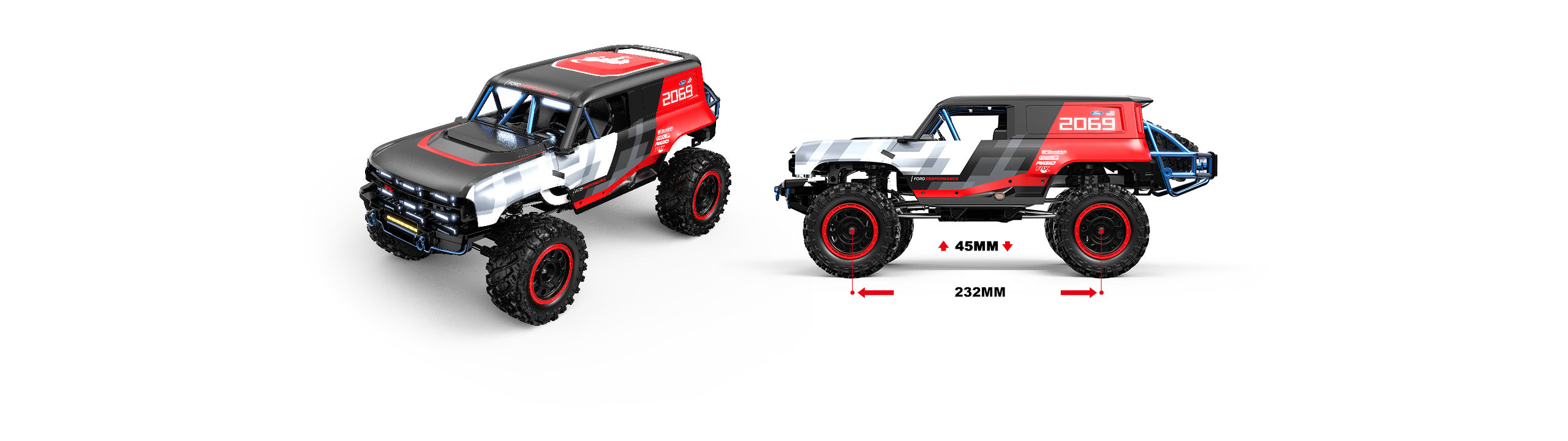 MJX 1/12 Ford Bronco R 4WD Brushless RC Crawler - Ready to Run