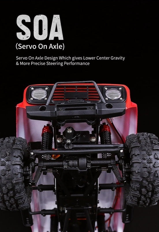 Hobby Plus x FURITEK 1/18 Brushless CR-18P 2024 Rushmore Red RC Crawler