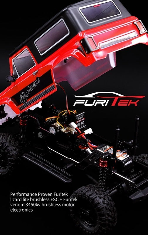 Hobby Plus x FURITEK 1/18 Brushless CR-18P 2024 Rushmore Metallic Cyan RC Crawler