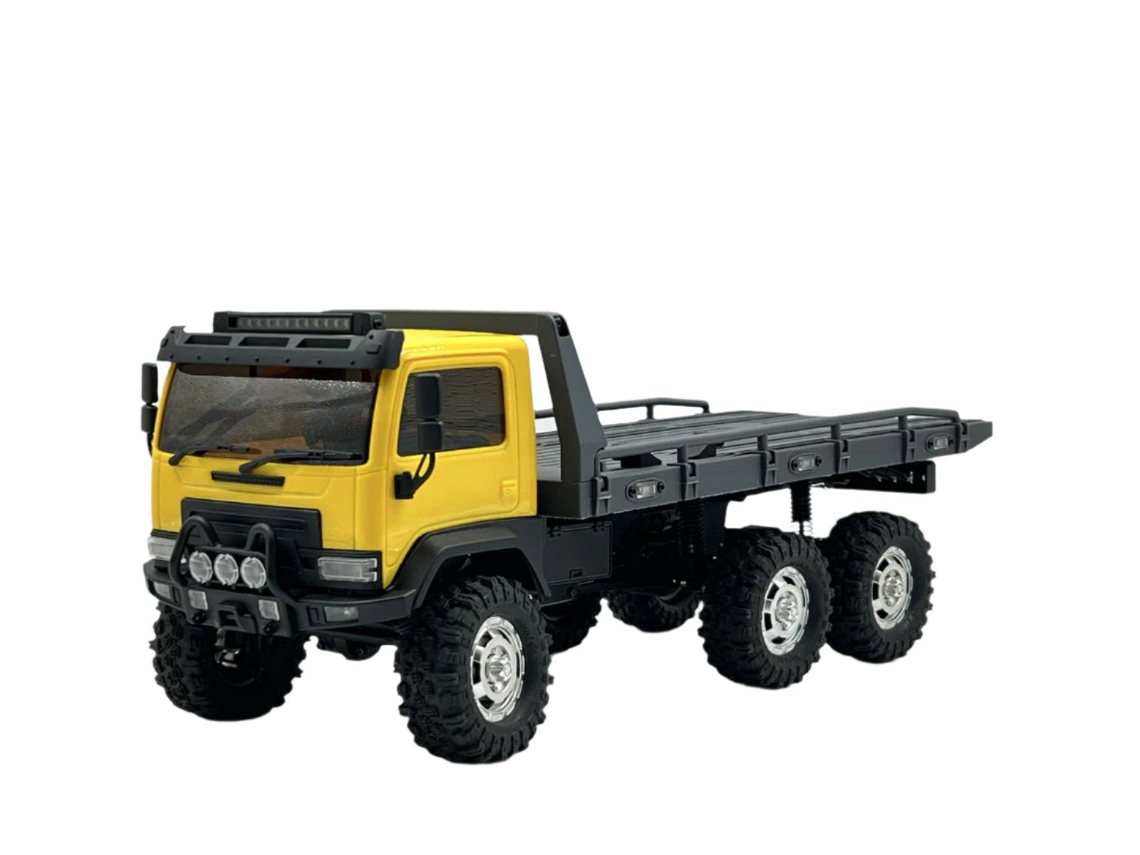 HobbyPlus 1/18 CR-18P 6X6 Flatbed (Yellow) Brushed Item No.: HBP1810430