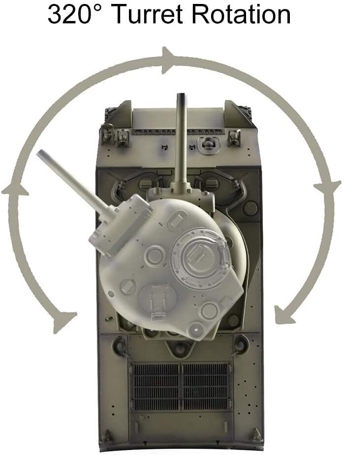 Heng Long 1/16 USA M4A3 Sherman RC Main Battle Tank