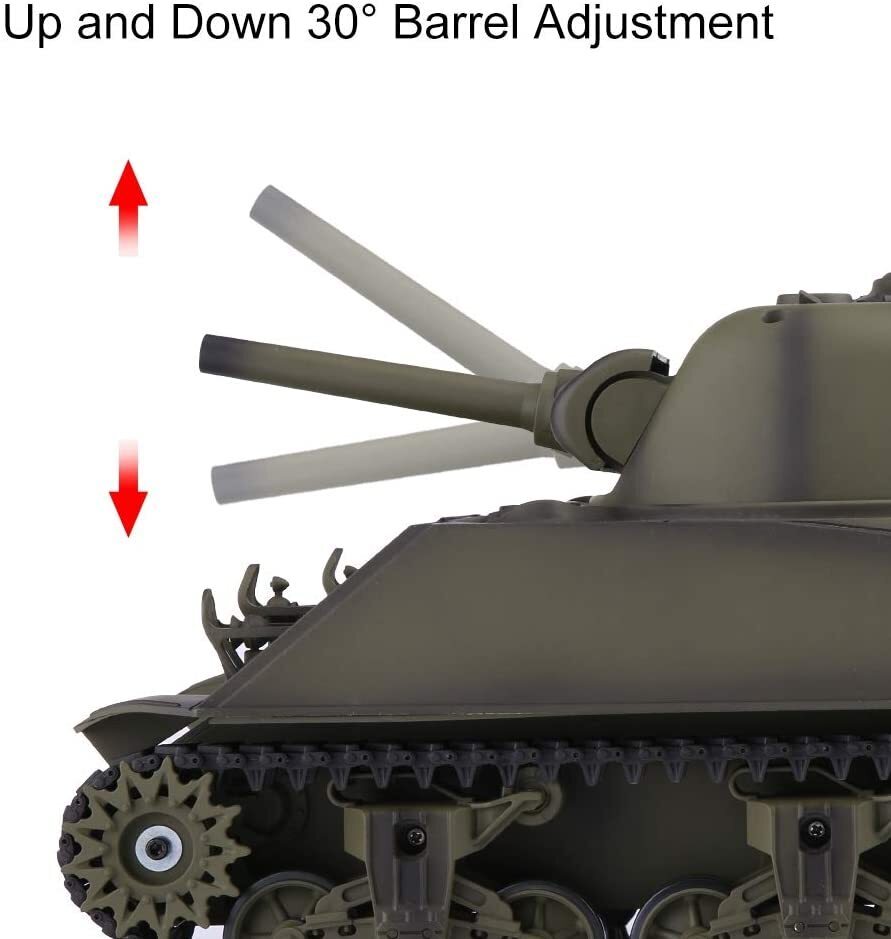 Heng Long 1/16 USA M4A3 Sherman RC Main Battle Tank