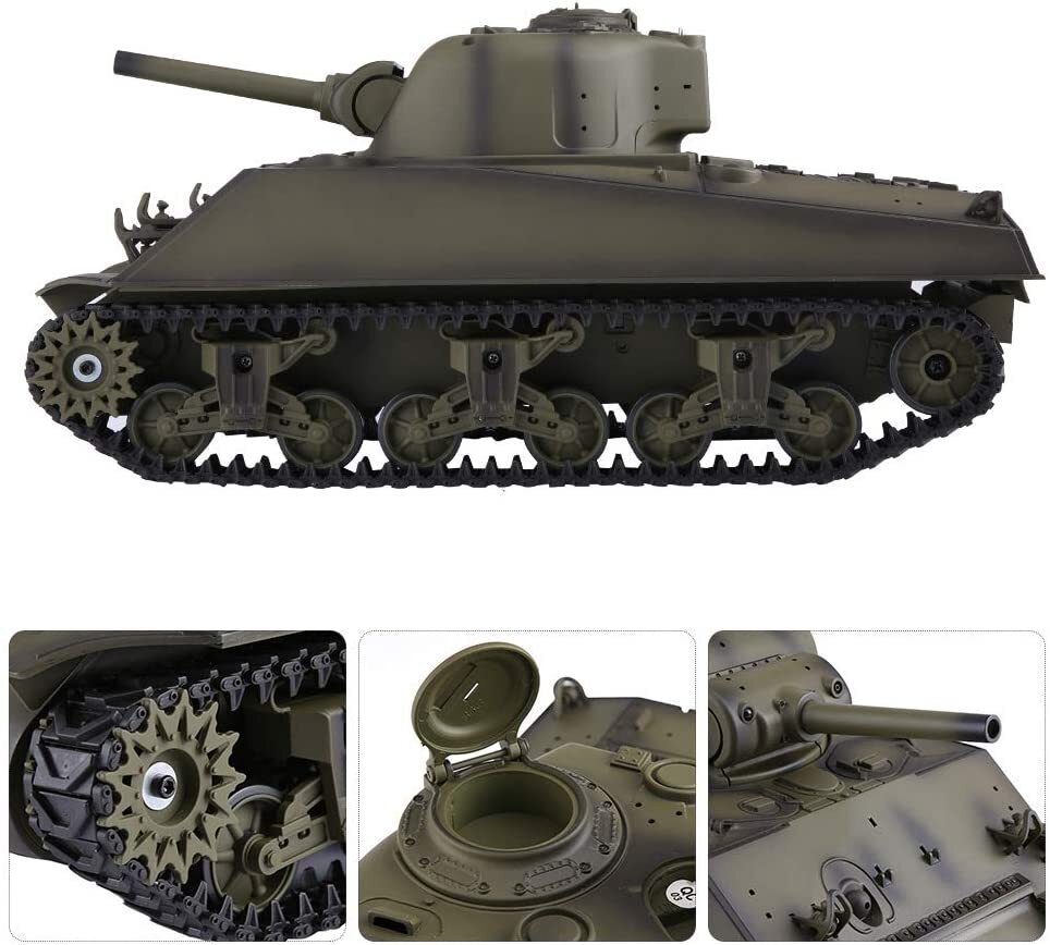 Heng Long 1/16 USA M4A3 Sherman RC Main Battle Tank