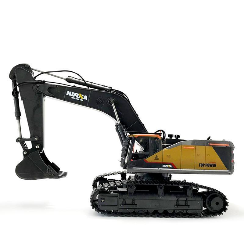 Huina 1/14 HN1592 RC Excavator with 'Top Power' branding on a white background