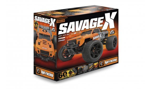 HPI 1/8 Savage X Flux V2 GT-6 RTR Brushless Monster Truck [160101] - [Sunshine-Coast] - HPI - [RC-Car] - [Scale-Model]