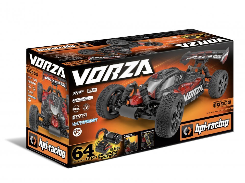 HPI 1/8 Vorza Buggy Flux 4WD Brushless Electric RTR [160178]