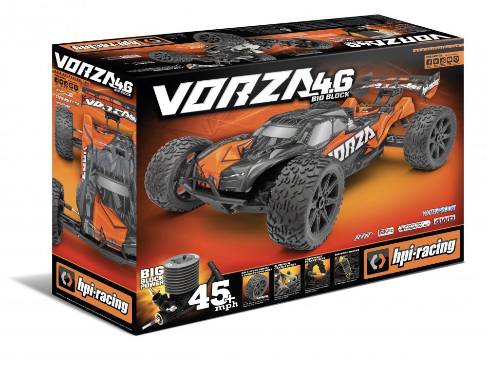 HPI 1/8 Vorza Nitro Truggy [160180] (Clearance)