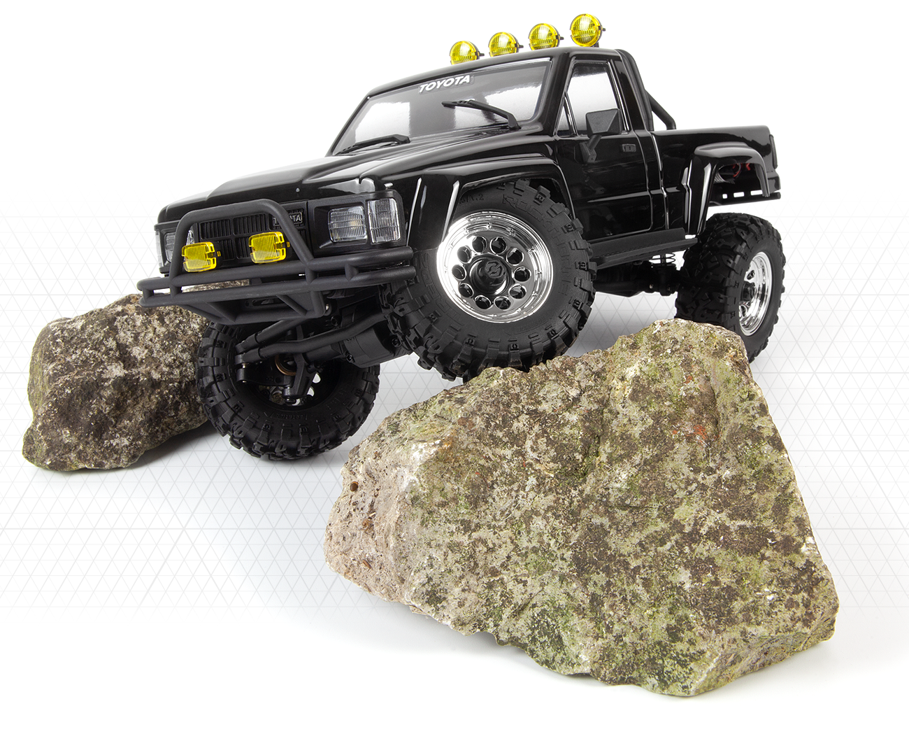 HPI Venture18 1985 Toyota Hilux SR5 - Black Item No.: HPI-160800 (Brushed)