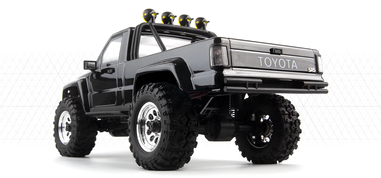 HPI Venture18 1985 Toyota Hilux SR5 - Black Item No.: HPI-160800 (Brushed)