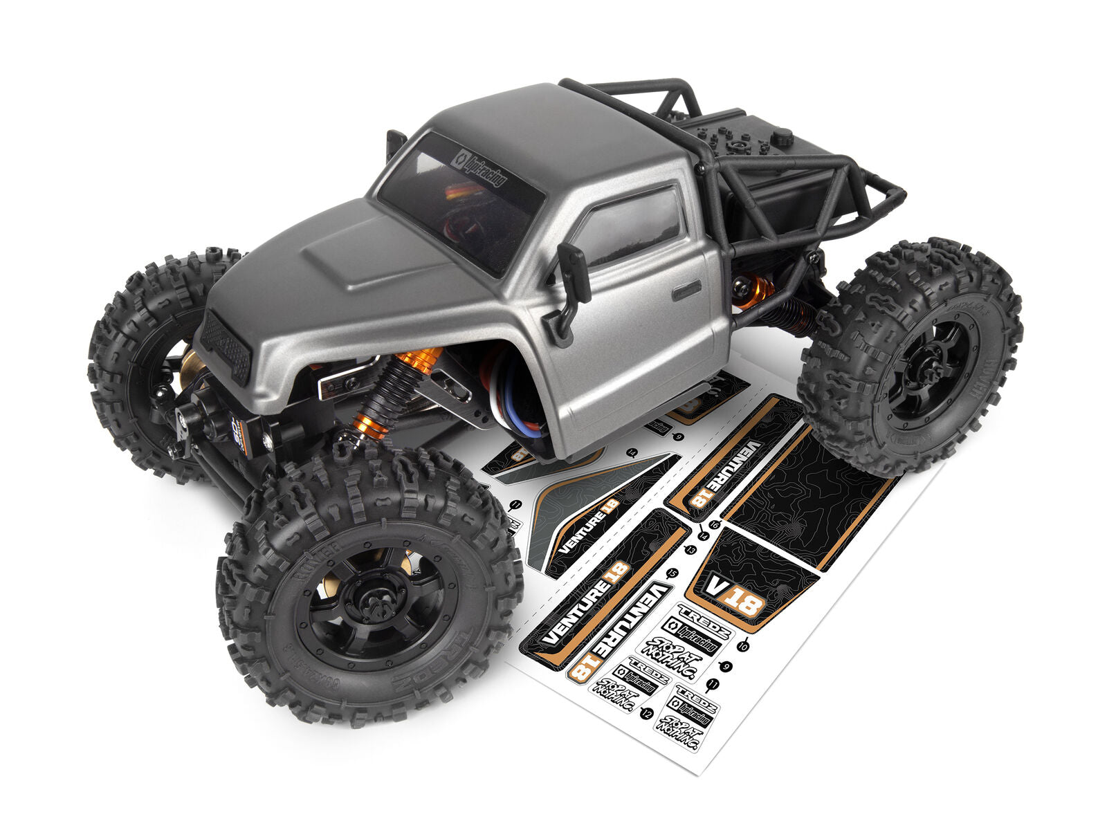 【美品❗️】HPI Racing Crawler King シルバー HPI Venture18 CC Flux Competition Crawler