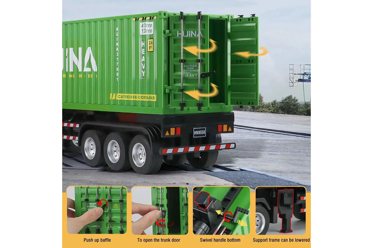 Huina HN1317 1/18 RC Shipping Container Truck RTR