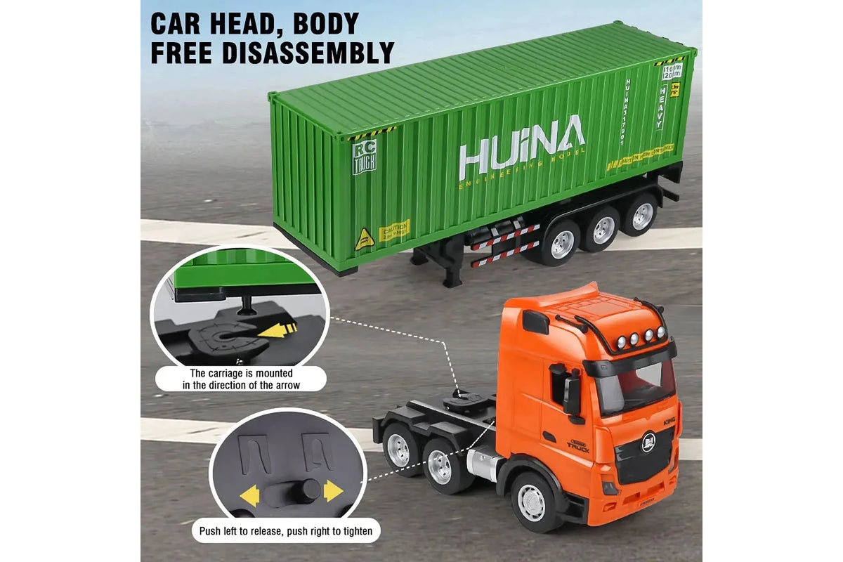 Huina HN1317 1/18 RC Shipping Container Truck RTR