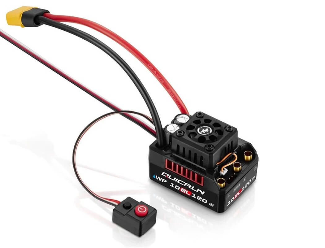 HOBBYWING QUICRUN WP 10BL120 G2 BRUSHLESS SENSORLESS ESC - [Sunshine-Coast] - Hobbywing - [RC-Car] - [Scale-Model]