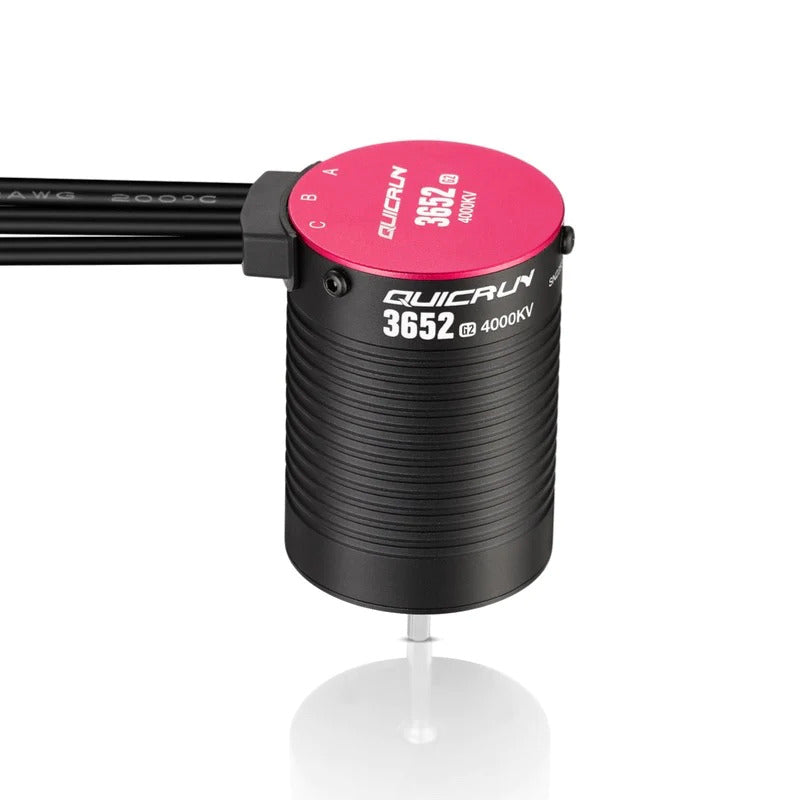 Hobbywing QuicRun 3652SL 4000KV Brushless Motor G2 2–3S