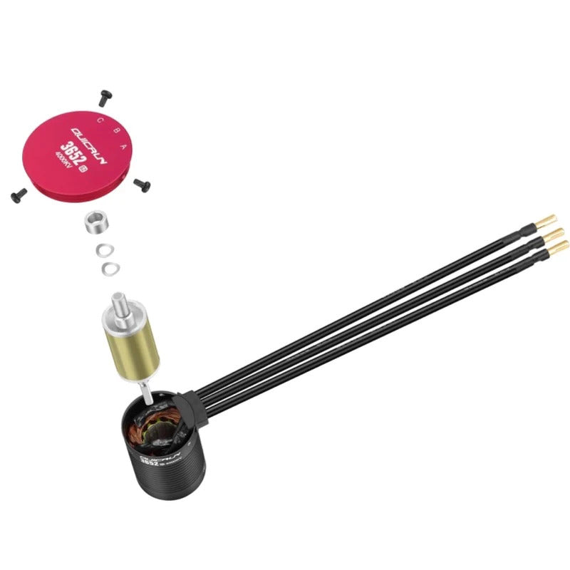 Hobbywing QuicRun 3652SL 4000KV Brushless Motor G2 2–3S