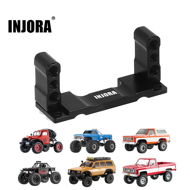 INJORA Aluminum Adjustable Servo Mount for Stock FMS FCX18 FCX24