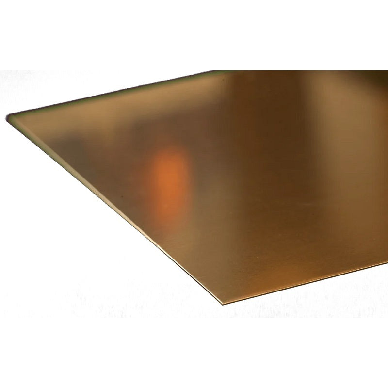K&S Brass Sheet: 0.016" Thick x 6" Wide x 12" Long (1 Piece)